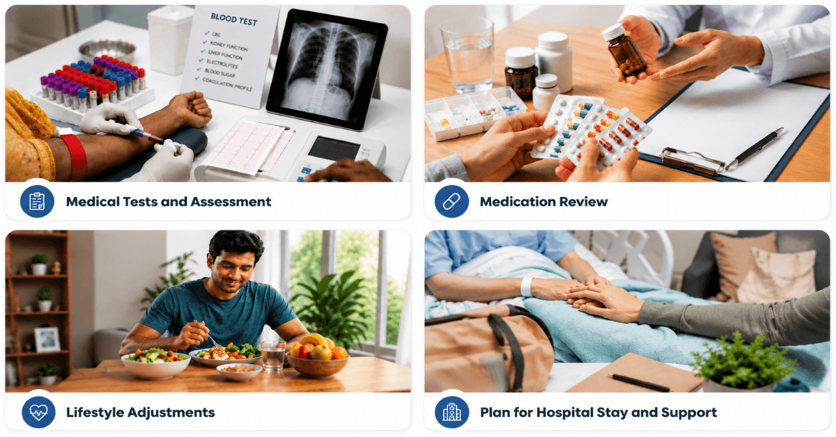 how to prepare for vascular reconstruction