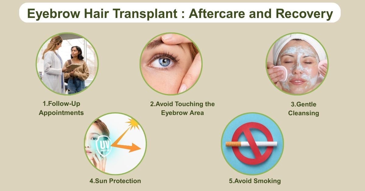 Aftercare and Recovery of Eyebrow Transplant Surgery in Mumbai by Dr. Vinay Jacob at the Reconstructive Surgeons