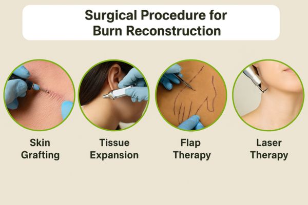Surgical Procedure for Burn Reconstruction Surgery in Mumbai by Dr. Vinay Jacob at the Reconstructive Surgeons