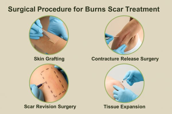 Surgical Procedure for Burns Scar Surgery in Mumbai by Dr. Vinay Jacob at the Reconstructive Surgeons