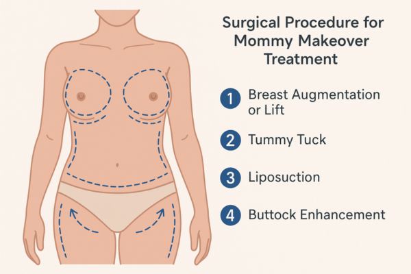 Surgical Procedure of Mommy Makeover Surgery in Mumbai by Dr. Vinay Jacob at the Reconstructive Surgeons