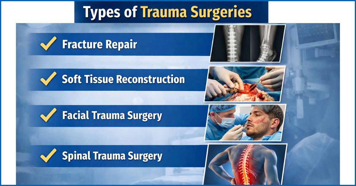 Types of Trauma Surgeries in Mumbai